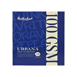 Scholar URBANA A6 Sketchbook 100GSM 128 Pages